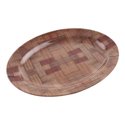 piring oval bundar