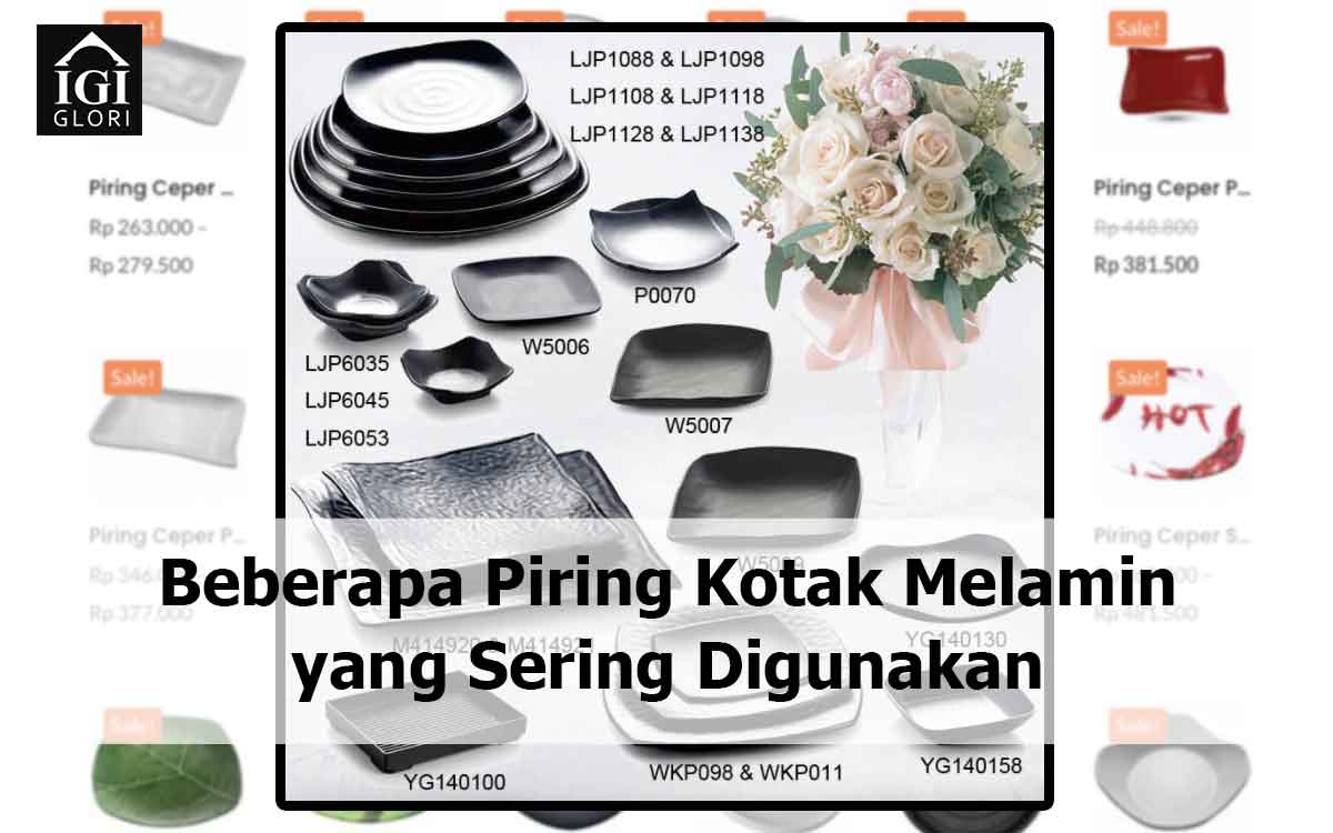 Beberapa-Piring-Kotak-Melamin-yang-Sering-Digunakan Beberapa Piring Kotak Melamin