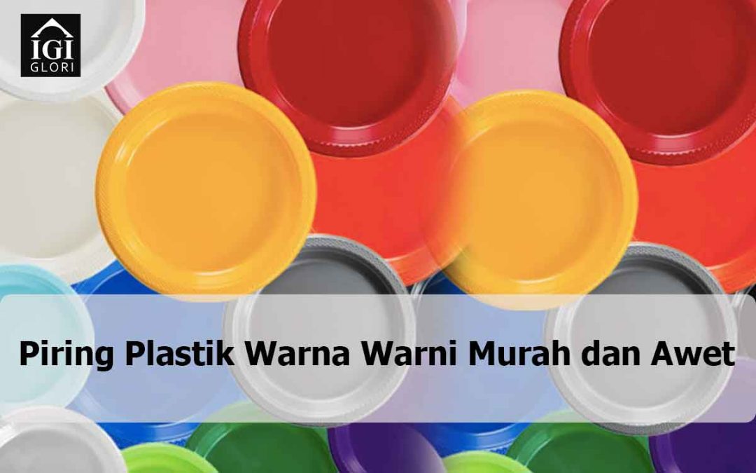 Piring Plastik Warna Warni Murah dan Awet