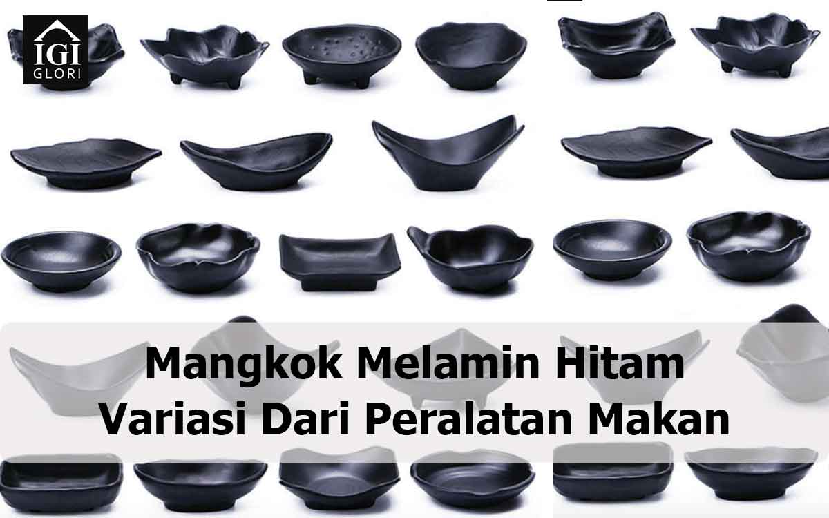 Mangkok-Melamin-Hitam-Variasi-Dari-Peralatan-Makan Mangkok Melamin Hitam Variasi