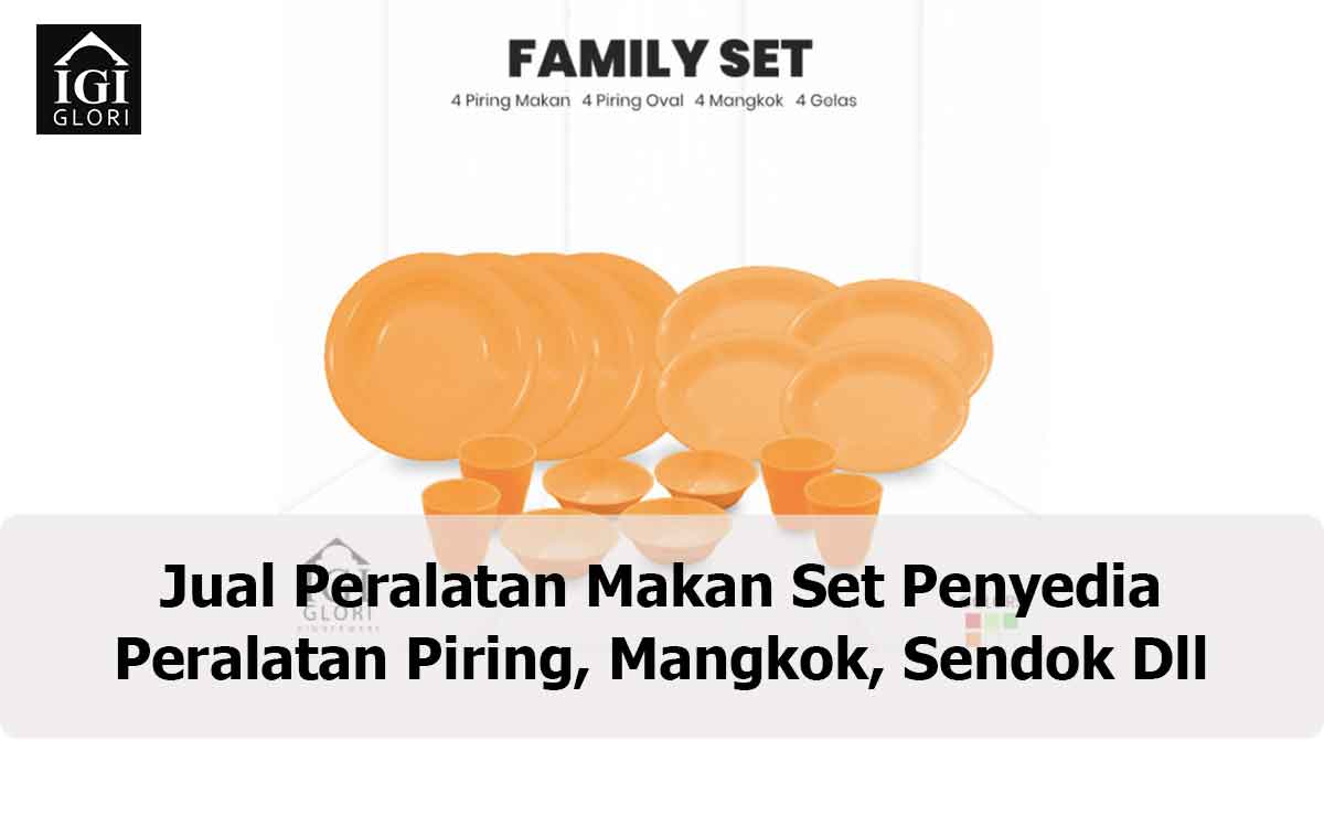 jual peralatan makan set