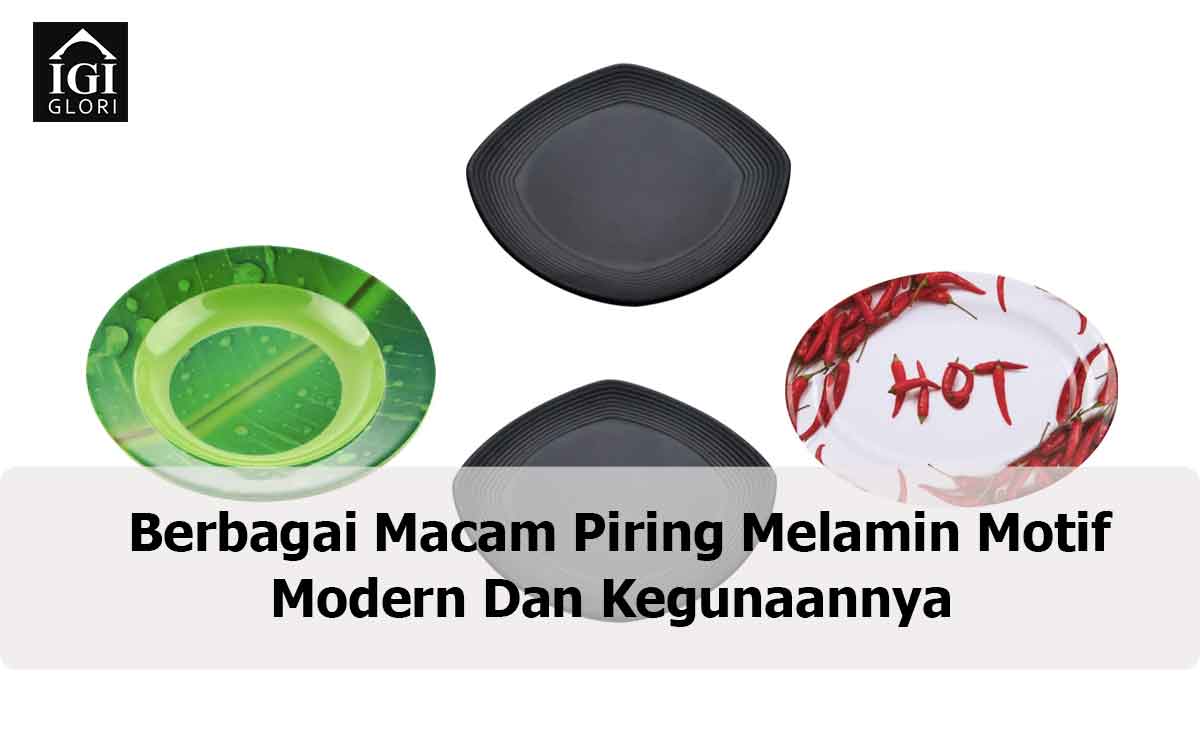 piring melamin motif moder