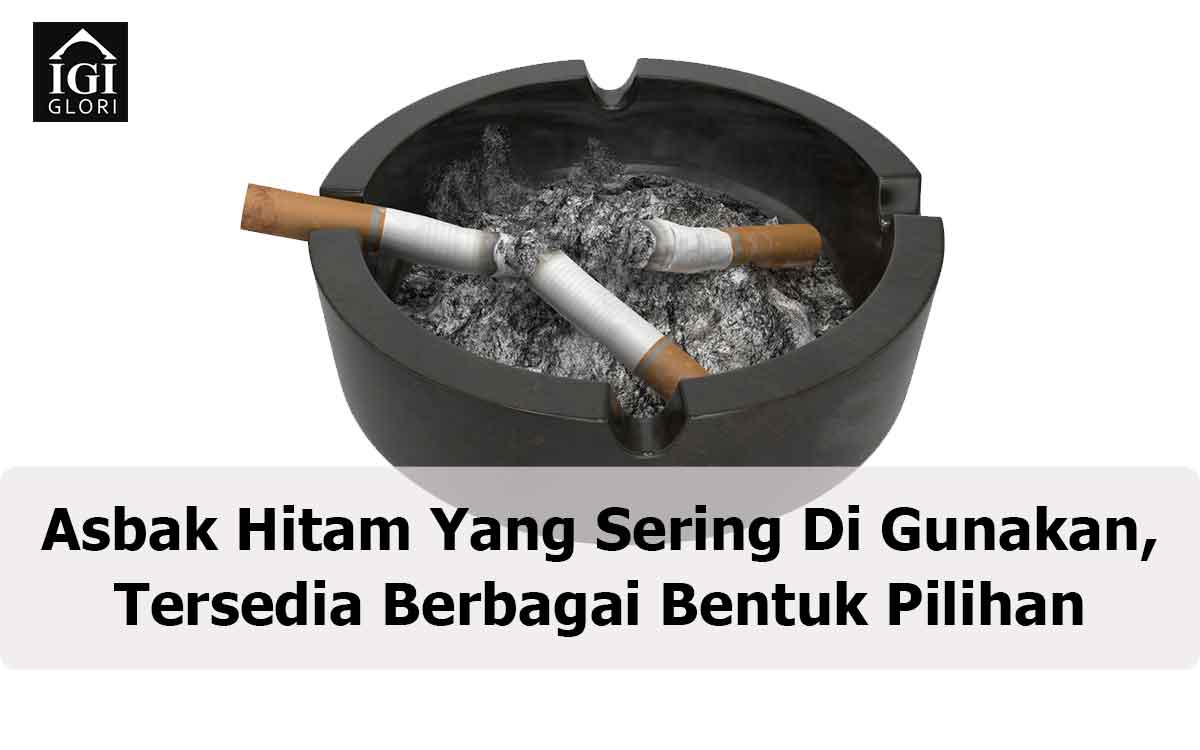 Asbak-Hitam-Yang-Sering-Di-Gunakan,-Tersedia-Berbagai-Bentuk-Pilihan asbak hitam
