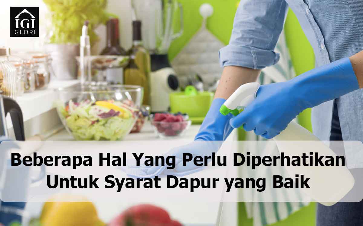 syarat dapur yang baik