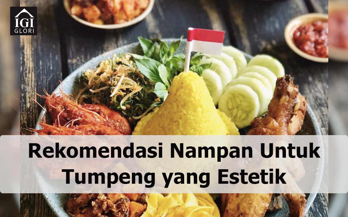 nampan untuk tumpeng