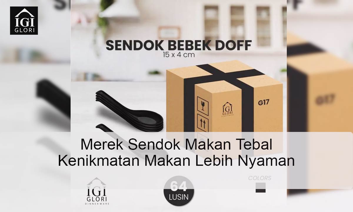 Merek Sendok Makan Tebal