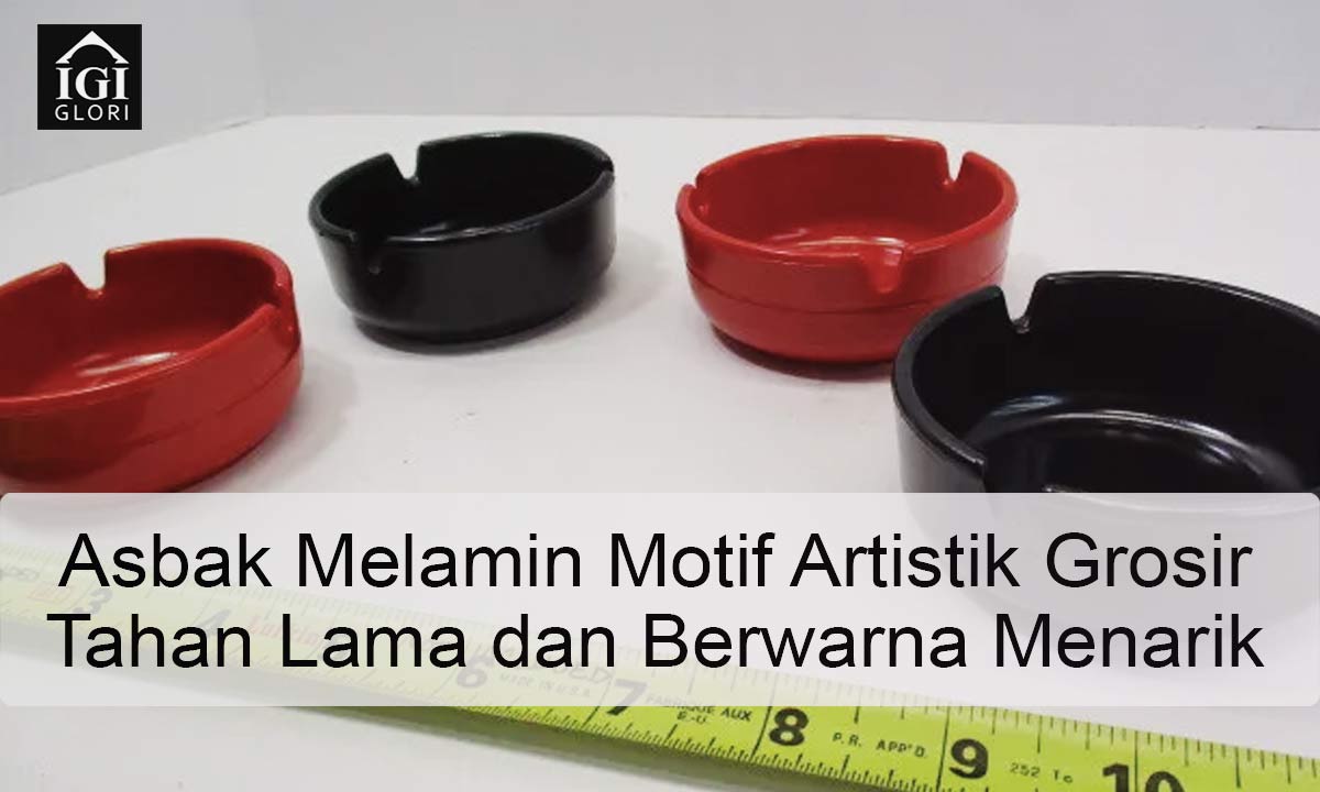 Asbak Melamin Motif Artistik Grosir