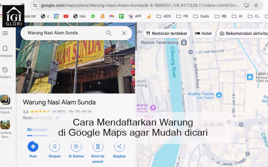 Cara Mendaftarkan Warung di Google Maps agar Mudah dicari