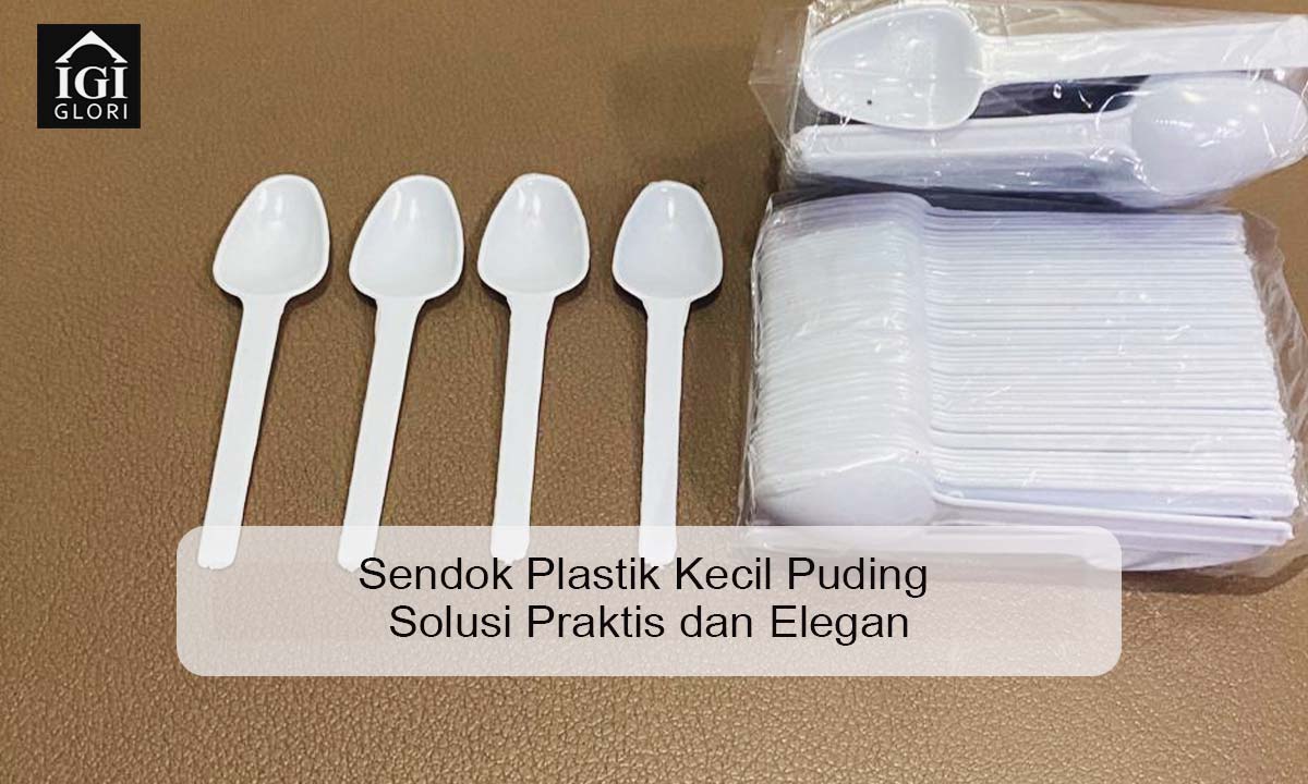 Sendok Plastik Kecil Puding Solusi Praktis dan Elegan sendok plastik kecil puding
