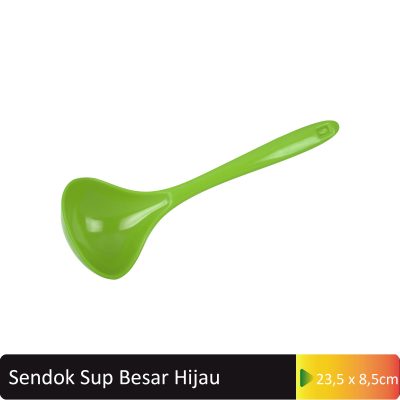 sendok sup besar hijau