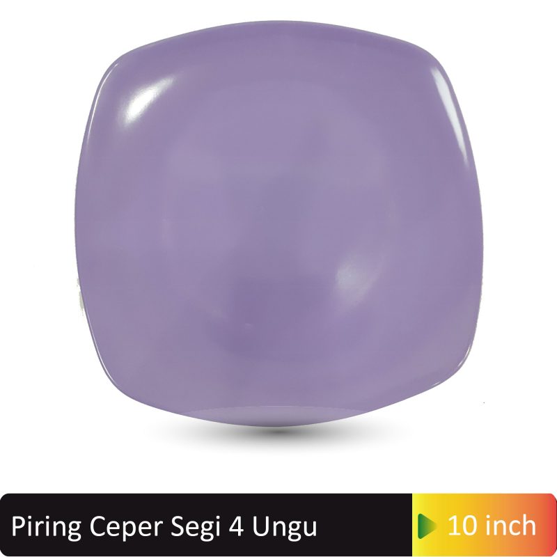 piring ceper segi 4 ungu