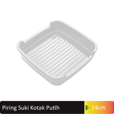 piring suki kotak putih