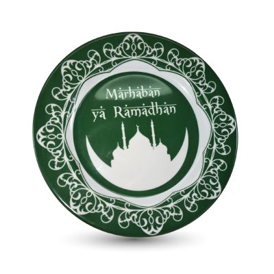 Piring Makan Melamin Motif Idul Fitri Marhaban Ya Ramadhan